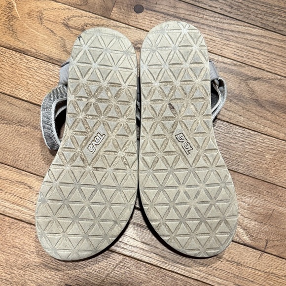 Teva Sandals in Beige Glitter and Gray - Picture 2 of 2